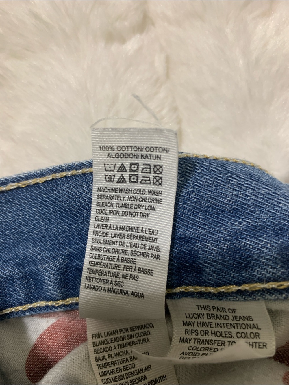 Lucky Brand Medium Blue Denim Cutoff Shorts - Picture 7 of 7